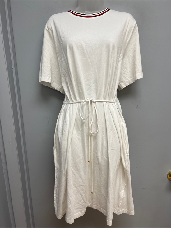 Tommy Hilfiger Dresses & Skirts - SOLD IN STORE Tommy Hilfiger Sport White Cotton T-Shirt Dress Tie Waist XL